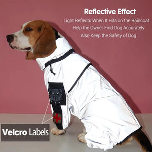 Reflective All Weather Waterproof Dog Rain Coat