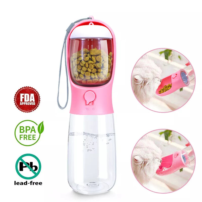 Portable Dog Water Bottle Feeder